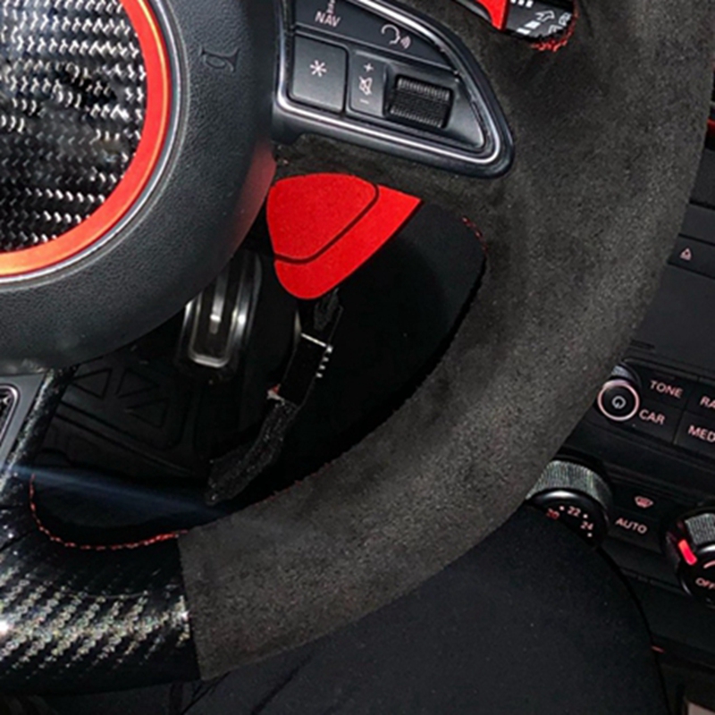 Anti-Slip Suede Car Steering W - Car Steering Wheel Cover Anti Slip Breathable 评论和价格