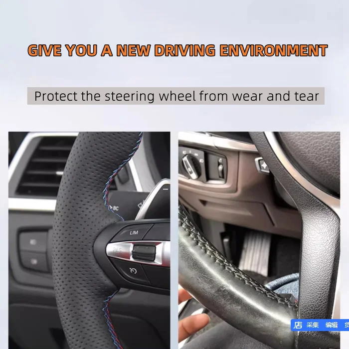 Car Steering Wheel Cover For J - Car Steering Wheel Cover Anti Slip Breathable 评论和价格