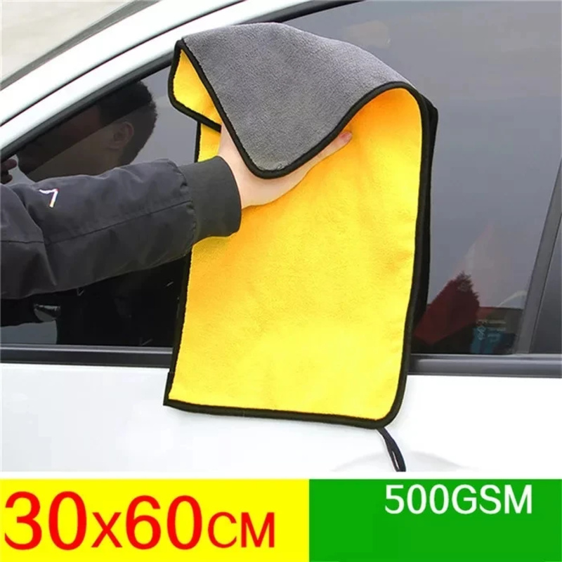 1/2/5pcs Microfiber Towel Car  - Microfiber Car Drying Towel Super Absorbent 评论和价格