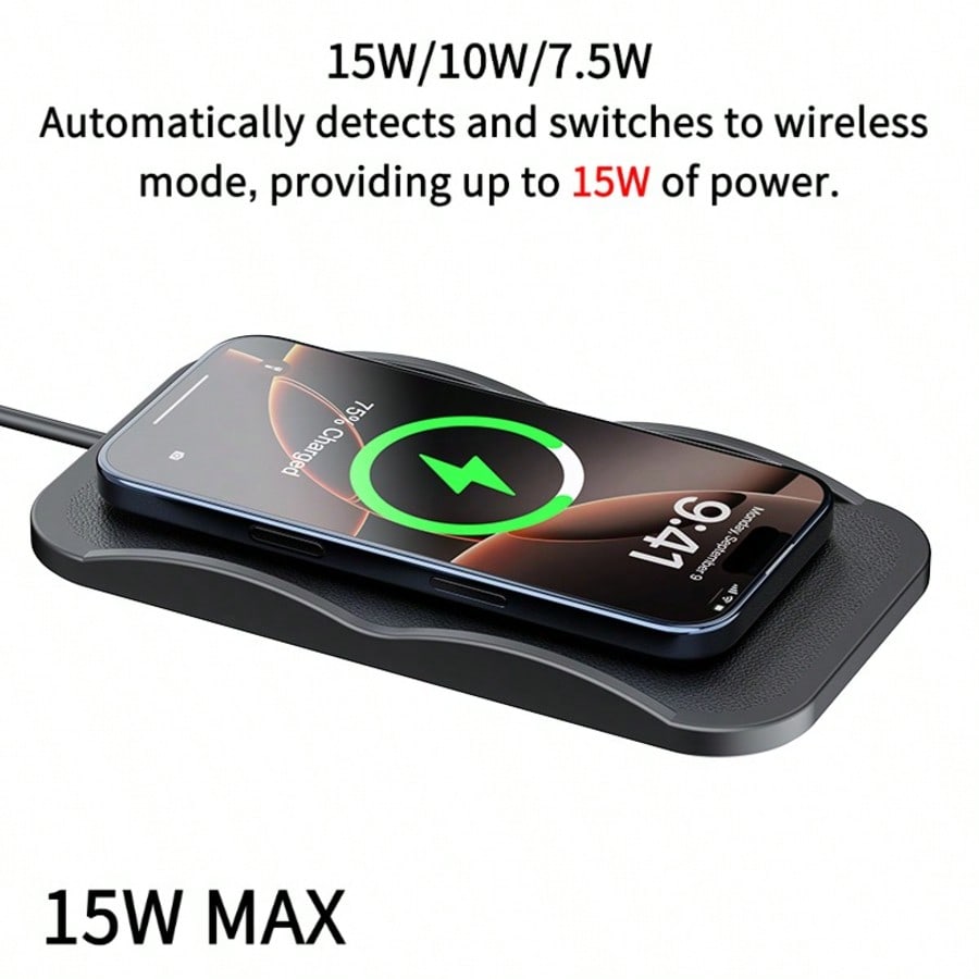 Tafdiur 1-Piece Silicone Squar - Wireless Car Charger Mount Fast Charging 评论和价格