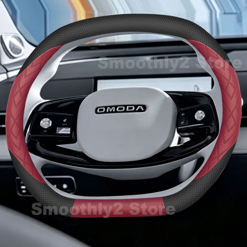 Car Leather Steering Wheel Cov - Car Steering Wheel Cover Anti Slip Breathable 评论和价格
