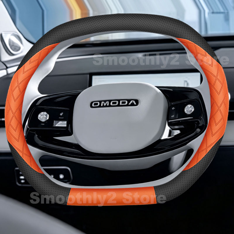 Car Leather Steering Wheel Cov - Car Steering Wheel Cover Anti Slip Breathable 评论和价格