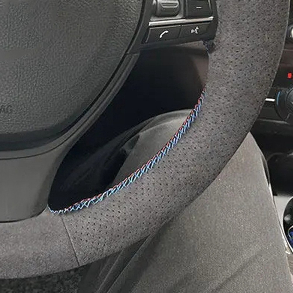 Customized Anti-Slip Suede Gen - Car Steering Wheel Cover Anti Slip Breathable 评论和价格