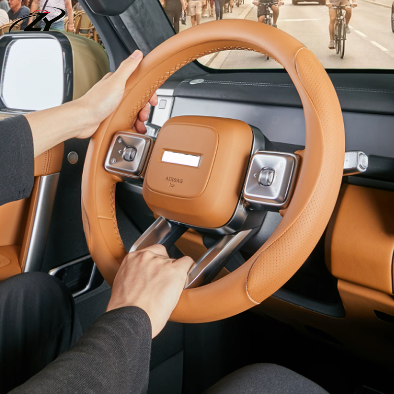 For Chery ICAR V27 ICAUR V27 2 - Car Steering Wheel Cover Anti Slip Breathable 评论和价格