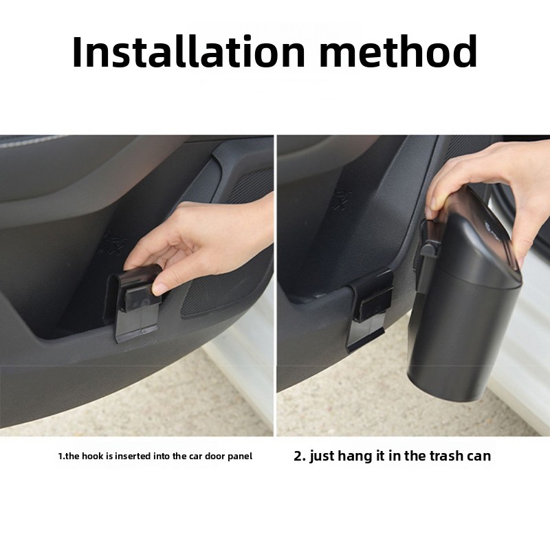 For Mercedes Benz M-Class W166 - Waterproof Car Trash Can With Lid 评论和价格